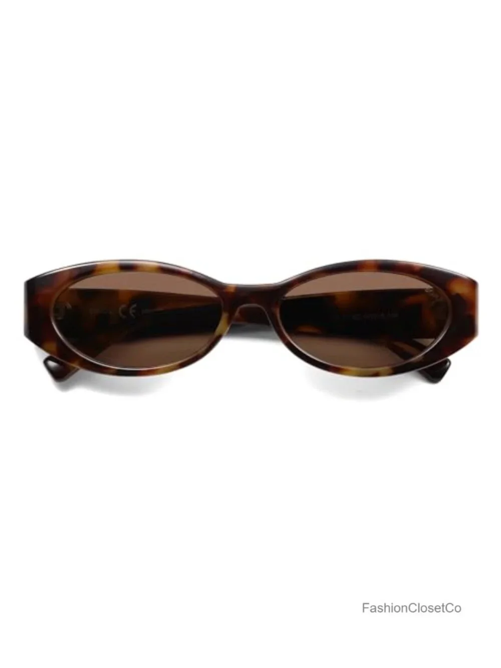 Retro Oval Polarized Shield Sunglasses Women Narrow Y2k